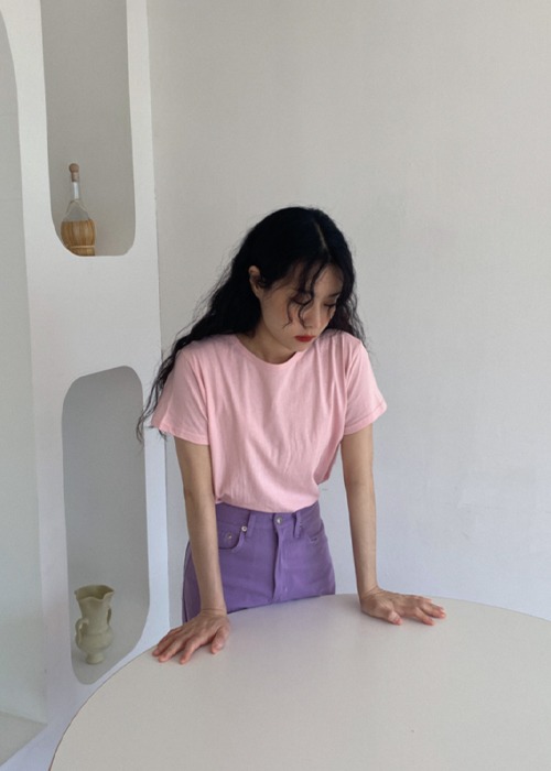 [Sale]Wide Cropped Tee(3color)